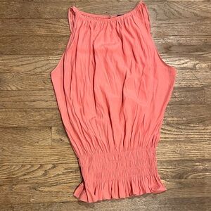 Catherine Malandrino Coral Sleeveless Blouse
